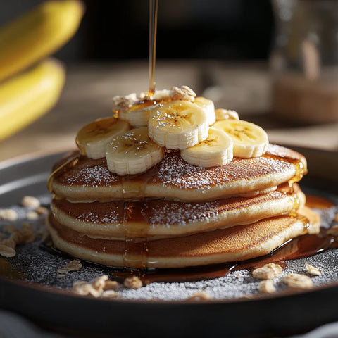 Bananen-Zimt-Pfannkuchen