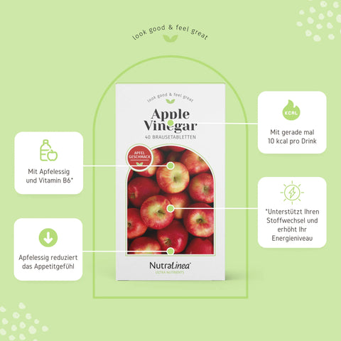 Schaubild von Apple Vinegar Apfel von NutraLinea