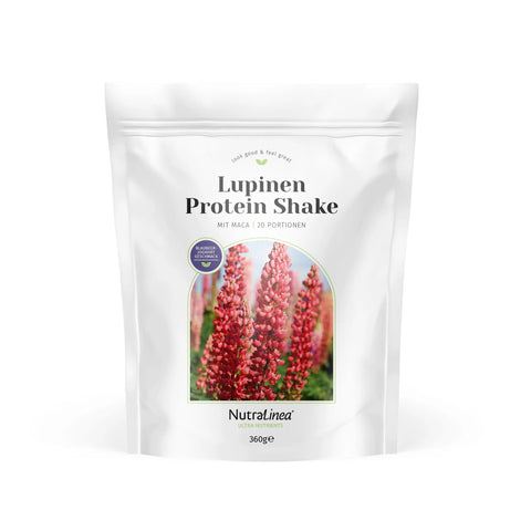 Lupinen Protein Shake Blaubeer-Joghurt