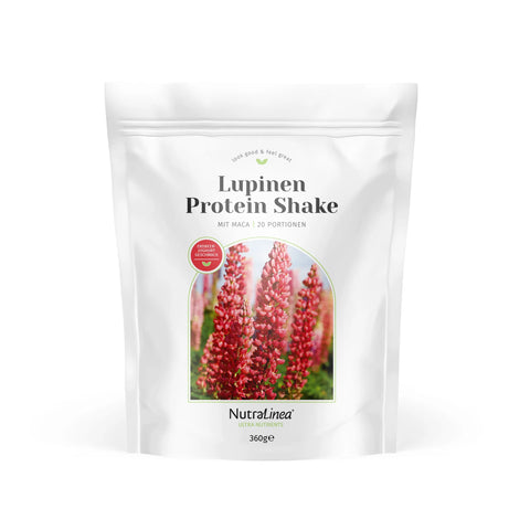 Lupinen Protein Shake - Erdbeere-Joghurt