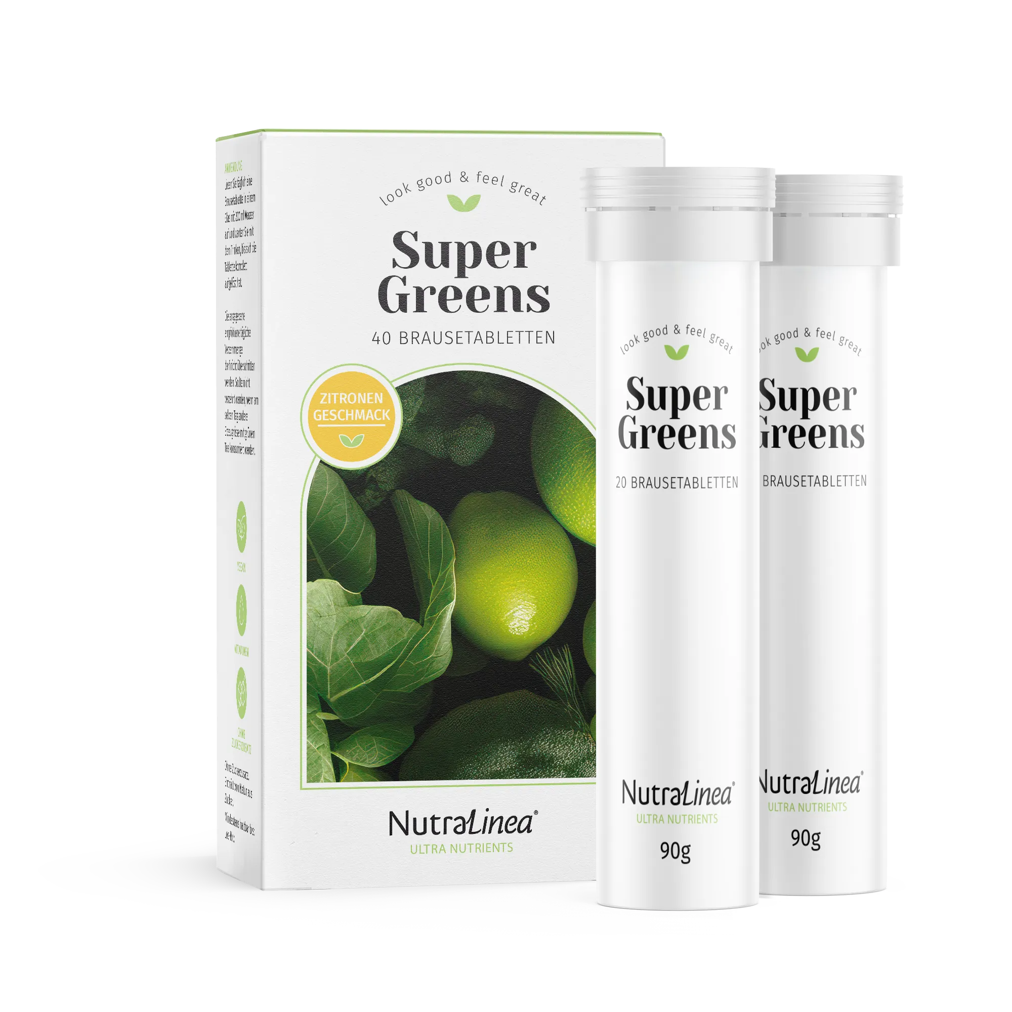 Packung Super Greens Brausetabletten